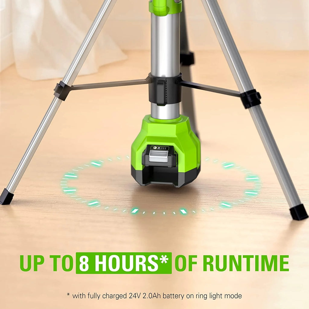 24V 2-in-1 LED Work Light with Battery and Charger Q933