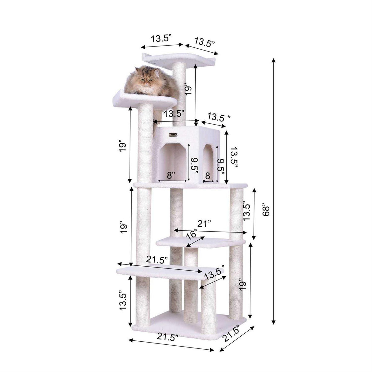 Real Wood Cat Tree R400