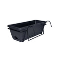 Balcony Railing Hanging Planter Grey H594