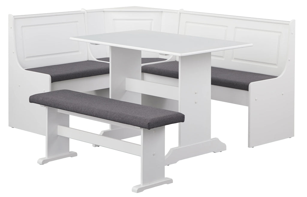 3-Piece Upholstered Dining Nook Set Q19829