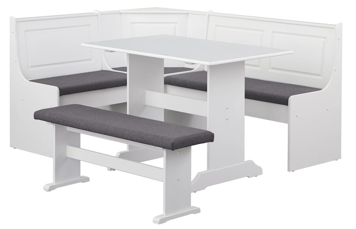 3-Piece Upholstered Dining Nook Set Q19829