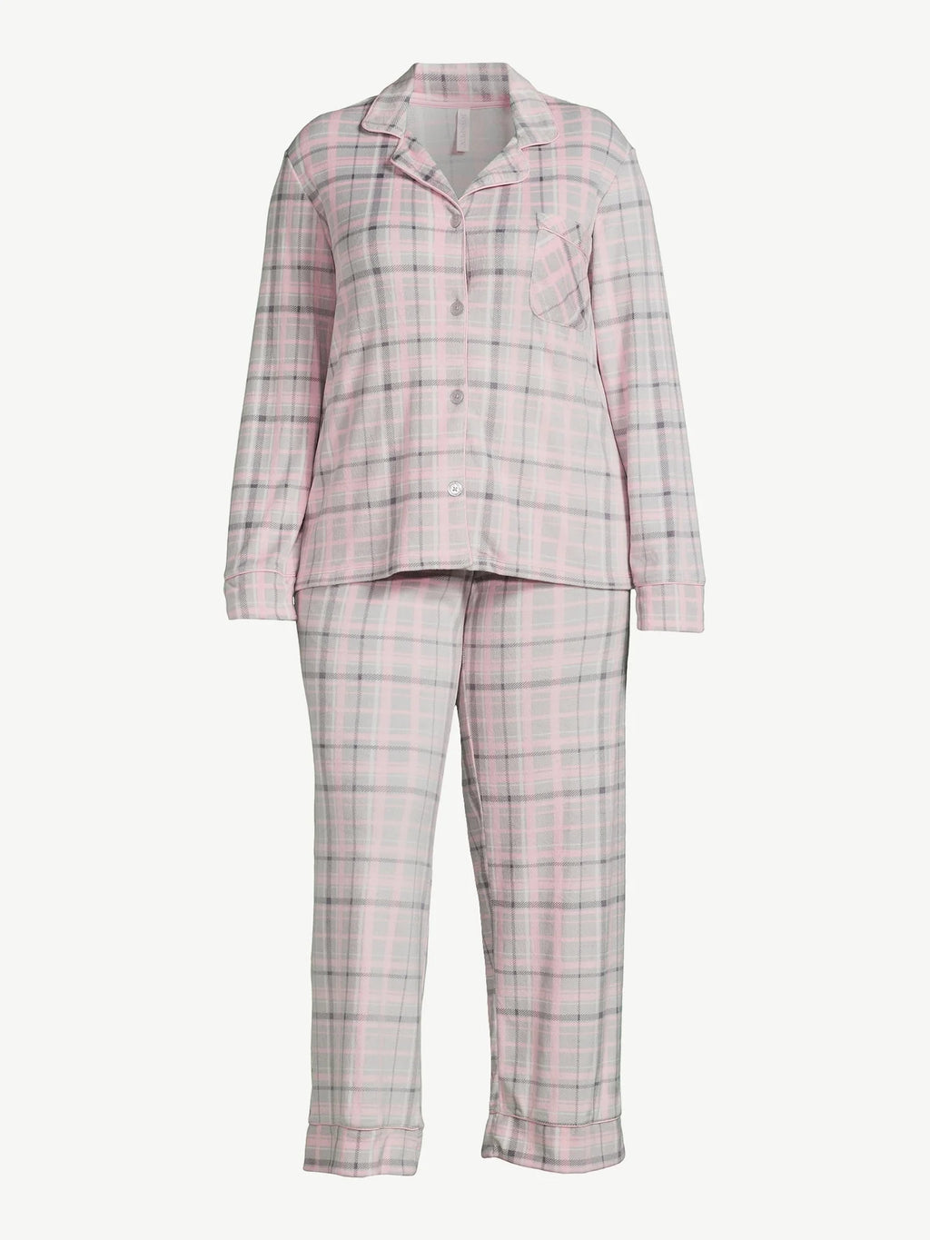 Women's 2-Piece Velour Pajama Set W88898