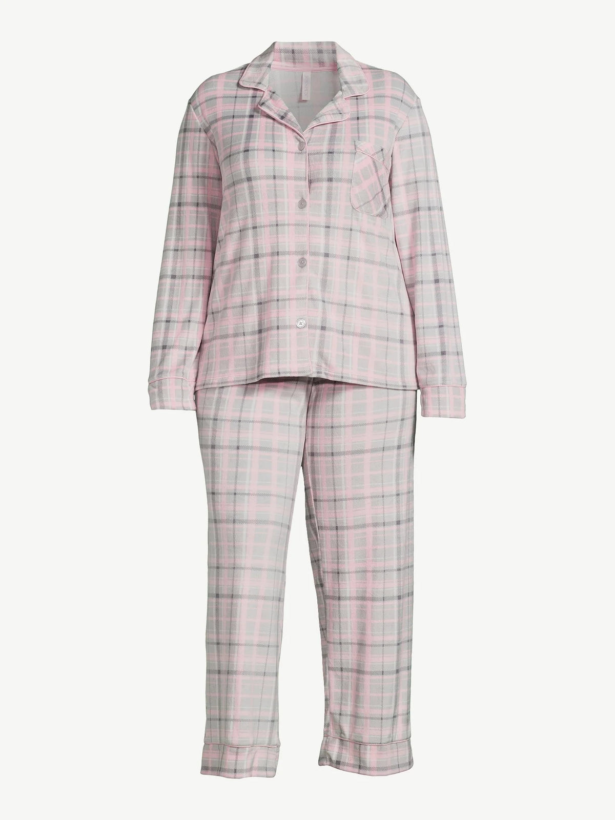 Women's 2-Piece Velour Pajama Set W88898