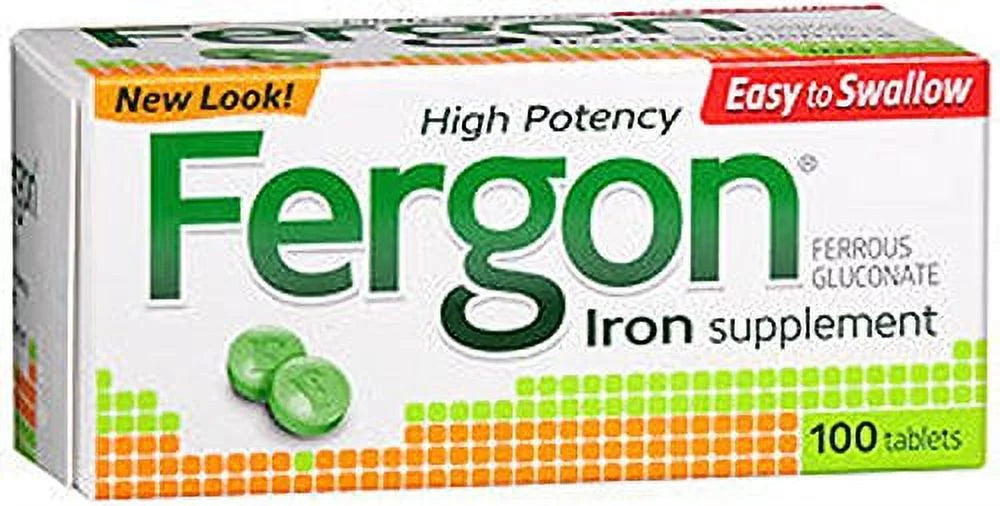 Iron Supplement Tablets 100 Count E6323