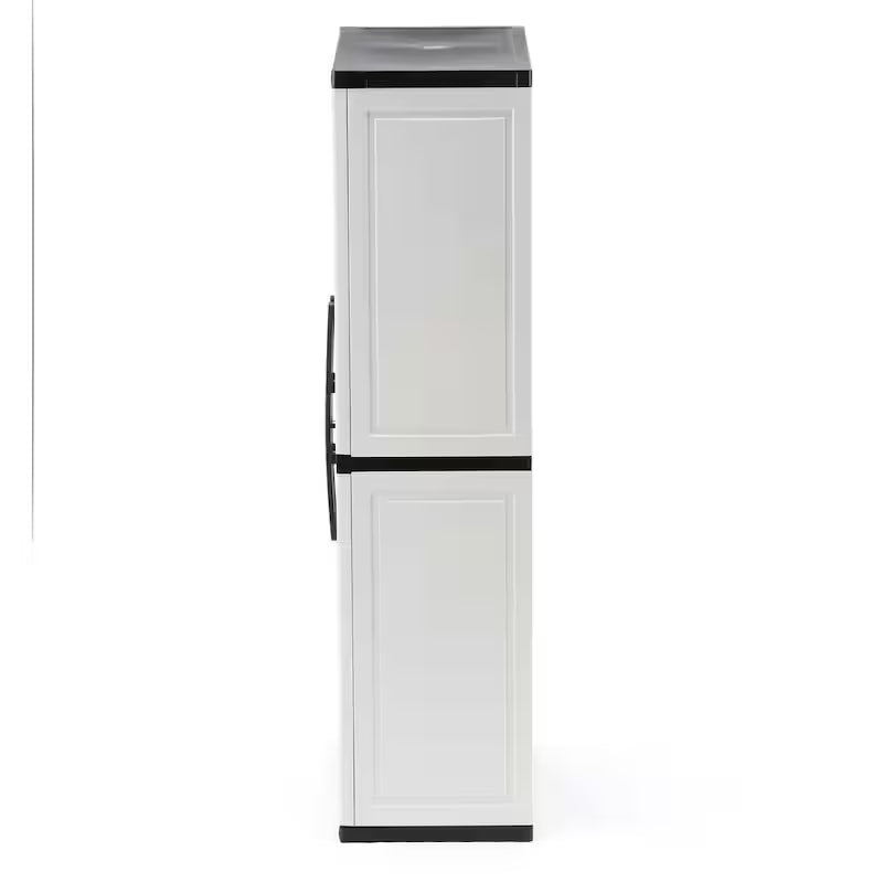 Gray Plastic Freestanding Garage Cabinet R65015