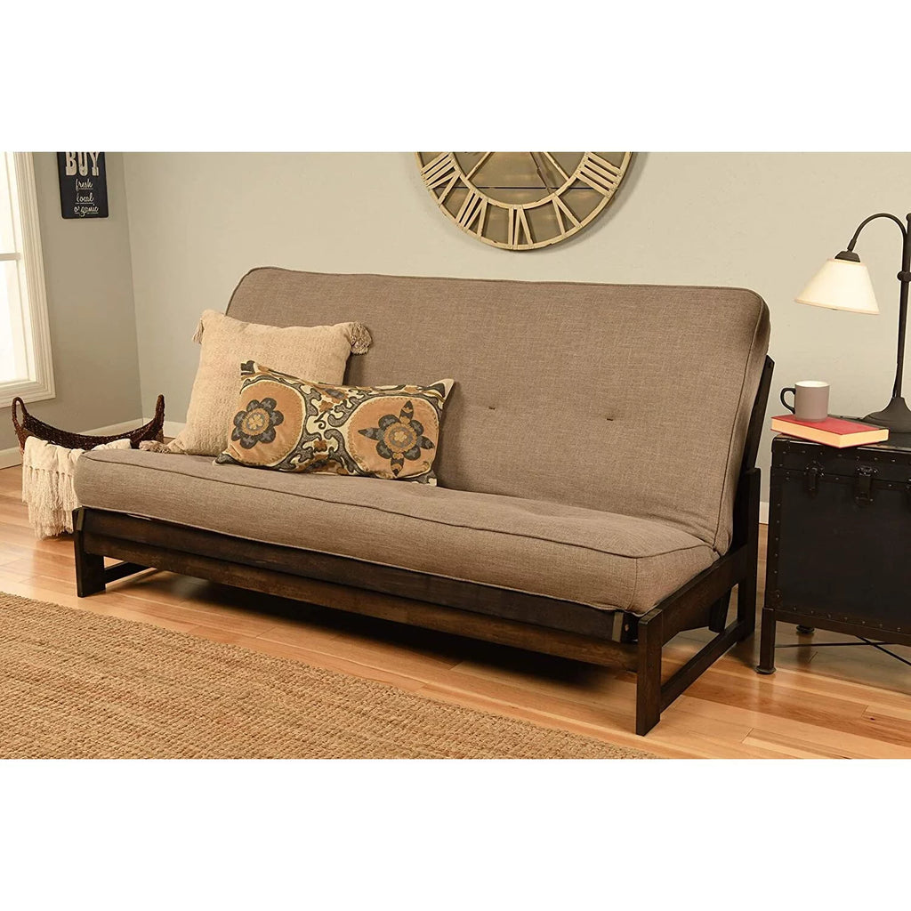 Linen Fabric Futon with Mattress H947905