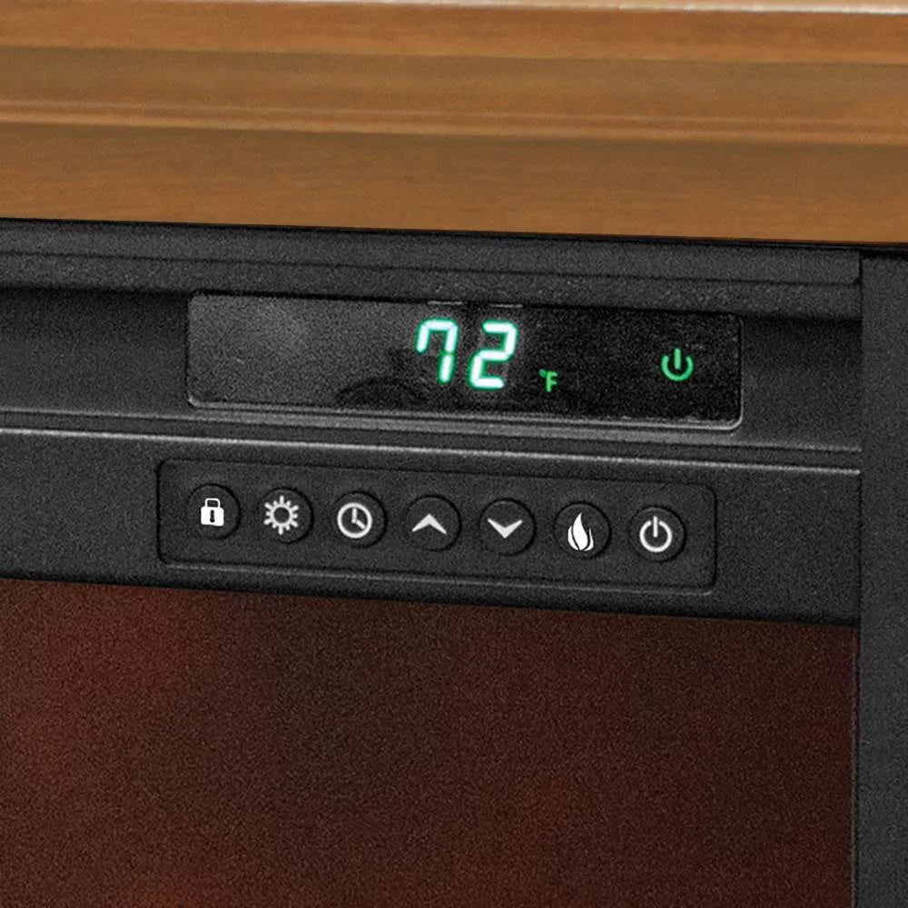 1500W Portable Electric Infrared Quartz Indoor Fireplace A277843