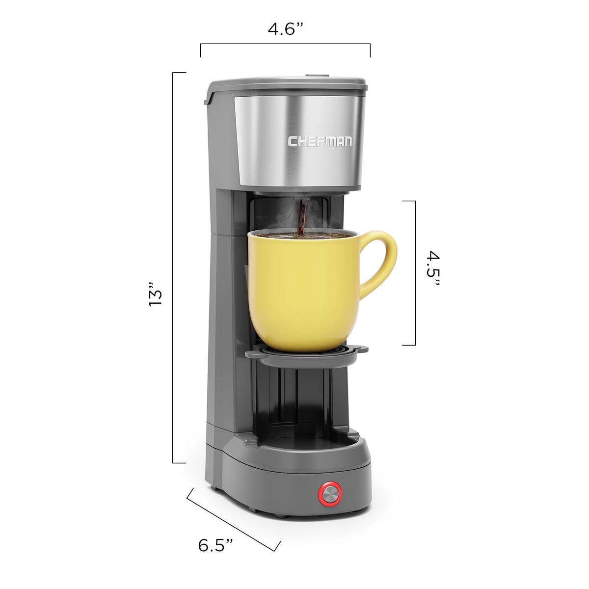 Grey Coffee Maker V80888