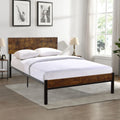 Twin Size Black Metal Bed Frame Q8867