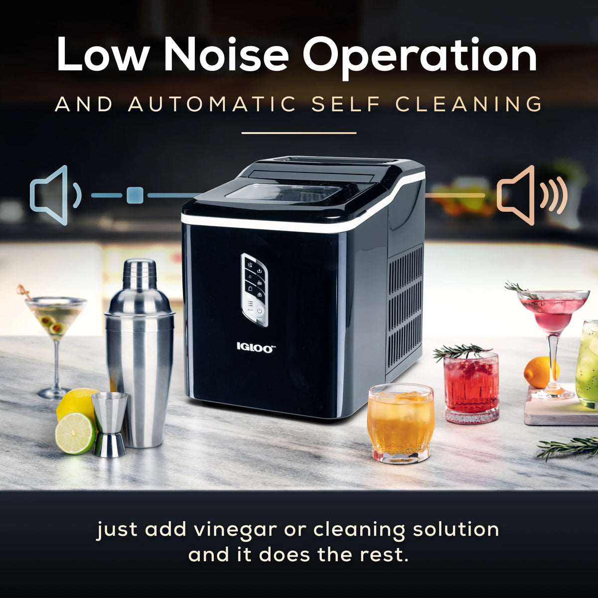 Automatic Self-Cleaning 26-Pound Ice Maker O77040