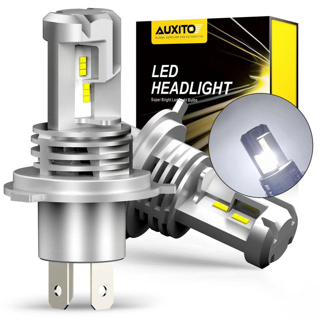 H4 9003 HB2 LED Headlight Bulbs 6500K Xenon White Pack of 2 N9756