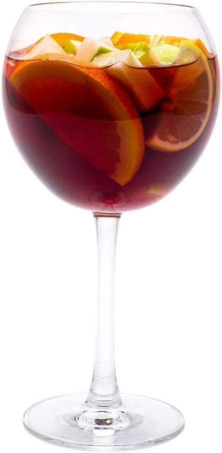 20 Ounce Gin Balloon Glasses Set Of 6 Crystal Wine Glasses U90833