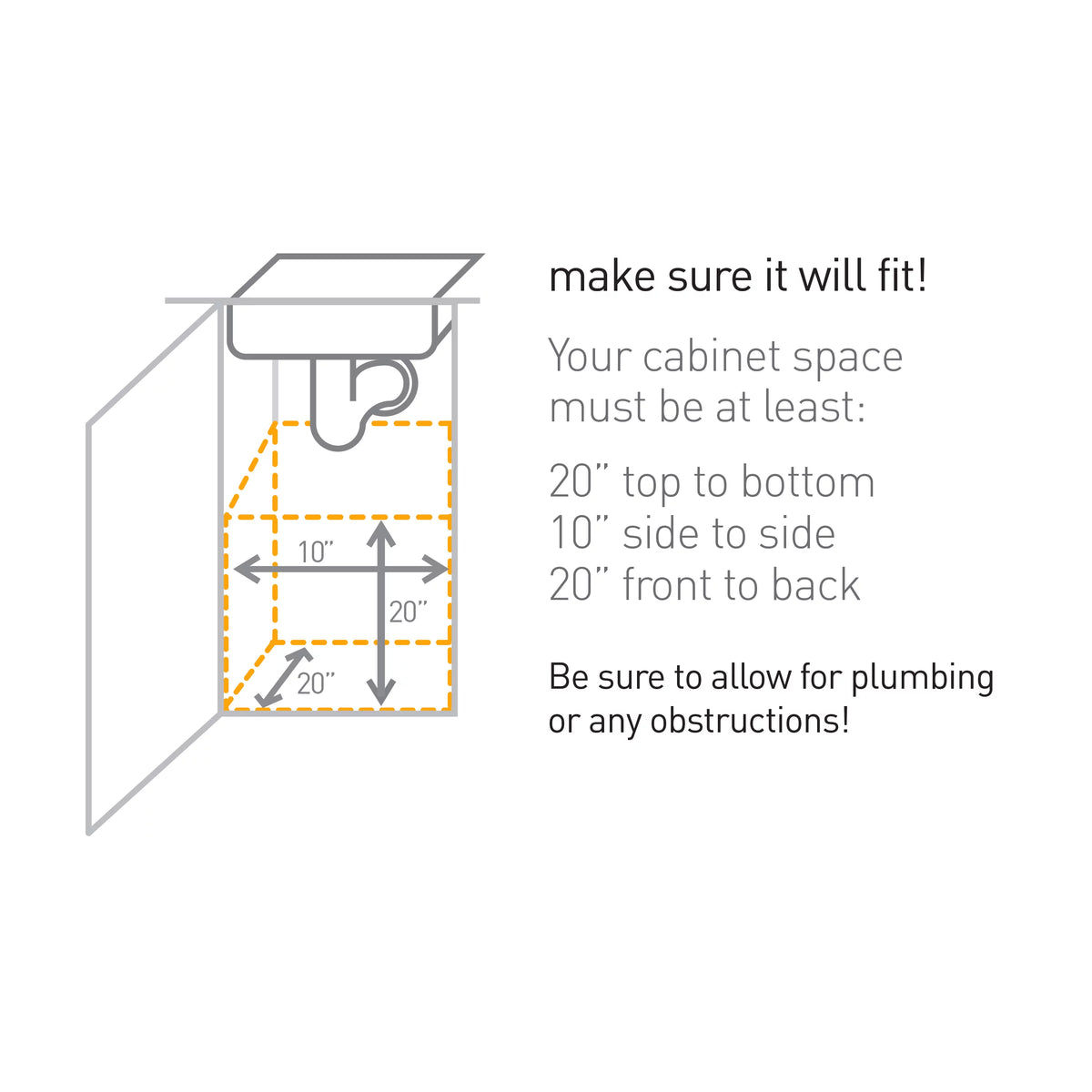 30 Liter Under Counter Pull-Out Trash Can J4729