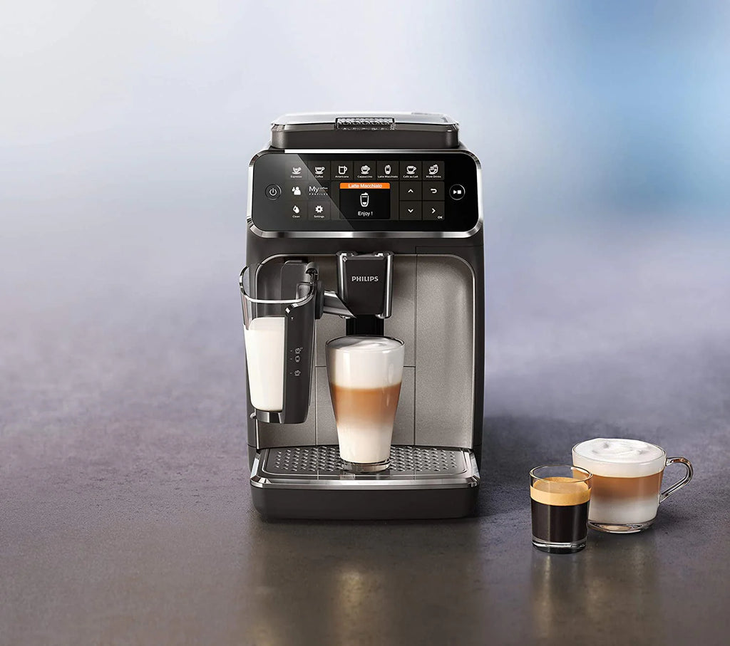 Fully Automatic Espresso Machine with LatteGo, Silver R908