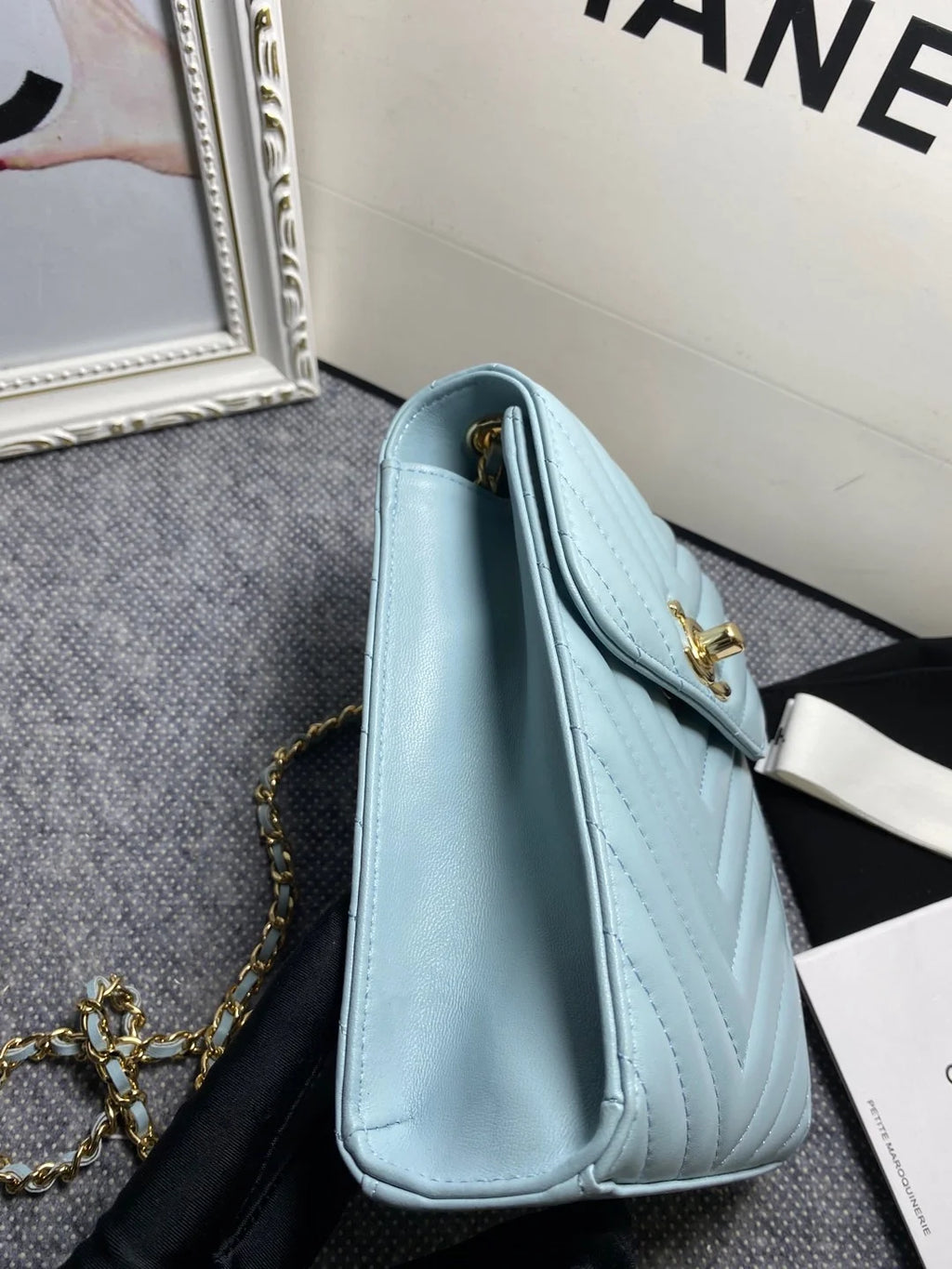 Light Blue Bag Q917