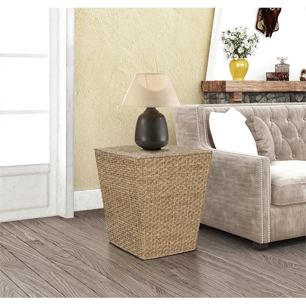 Natural Tapered Wood Side Table L551