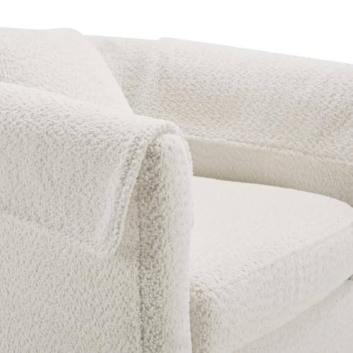 42" Oversized Swivel Barrel Chair with Storage Ottoman F7570