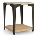 Brown Wood Chairside Table W762515