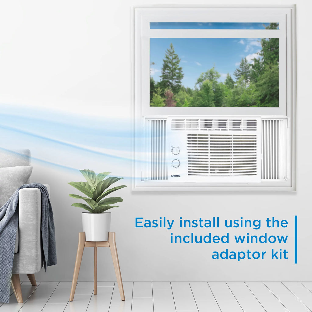 5000 BTU White Window AC J13193