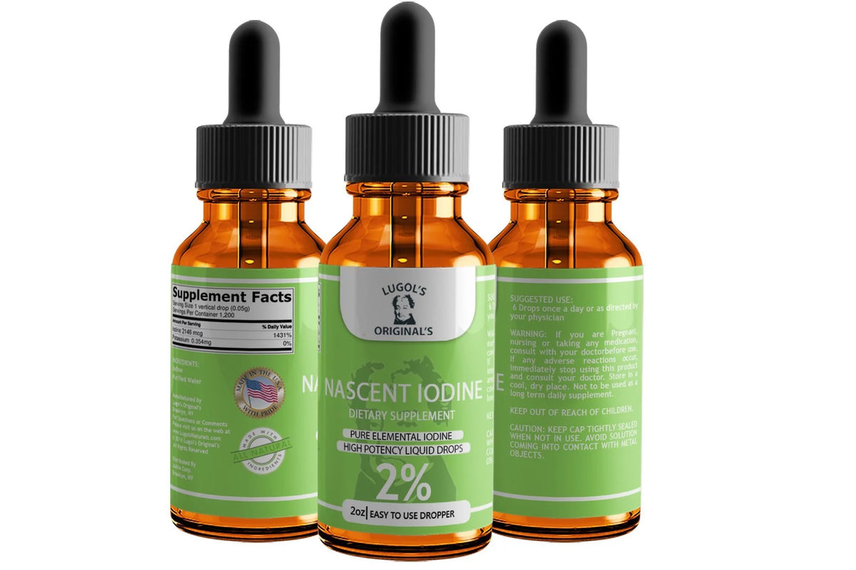 2% Nascent Iodine Liquid Drops 2oz X1587