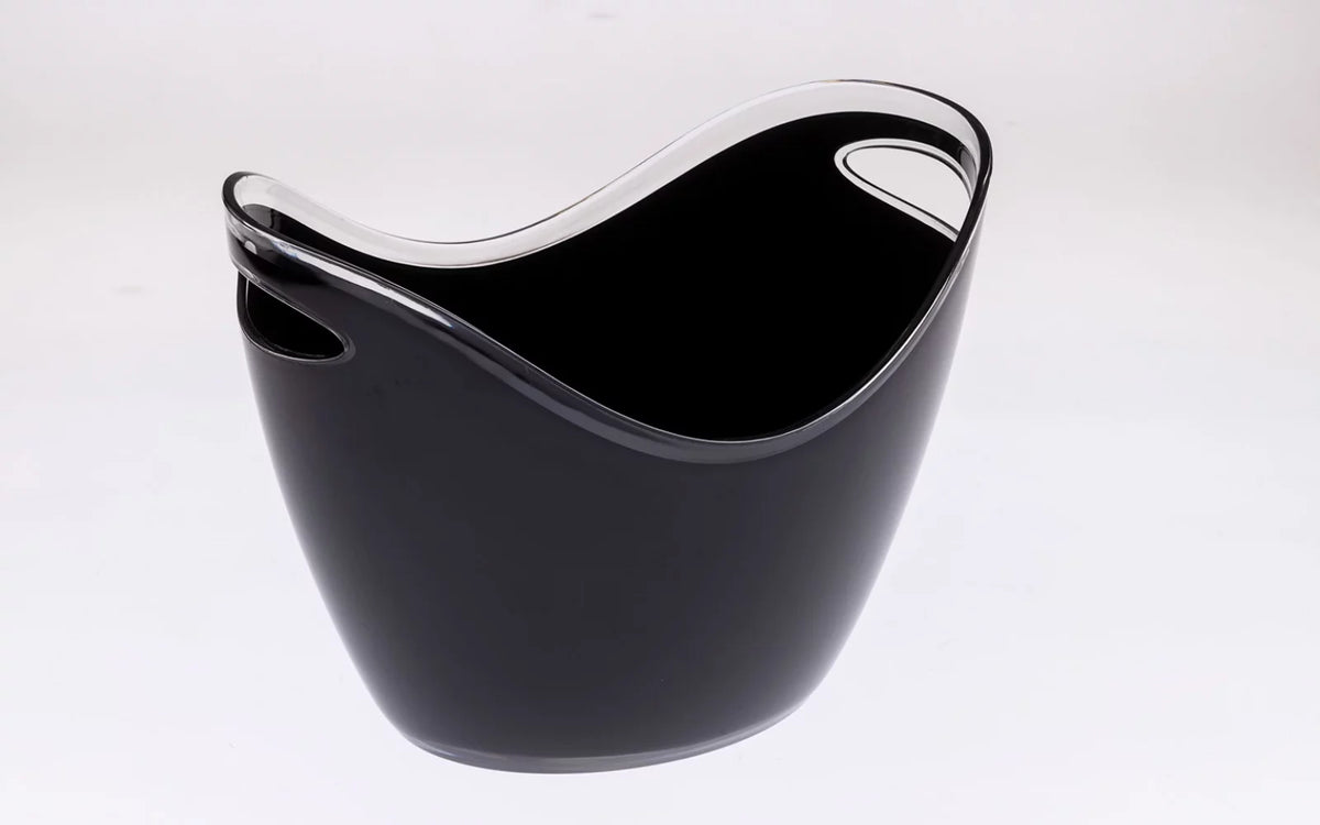 Black Plastic Ice Bucket 8 Liter Q19414
