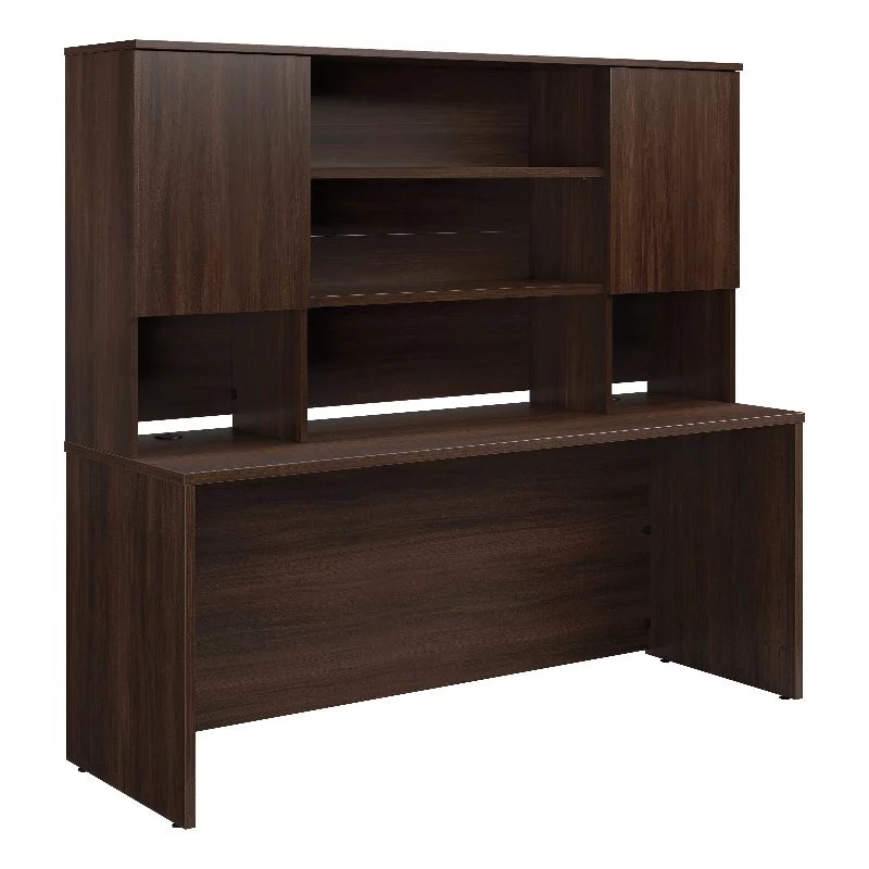 Engineered Wood Desk with Hutch E8248