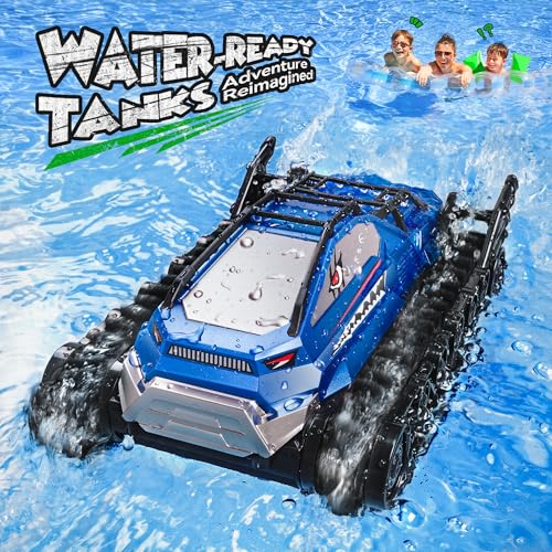 Blue Amphibious Remote Control Car Q7360