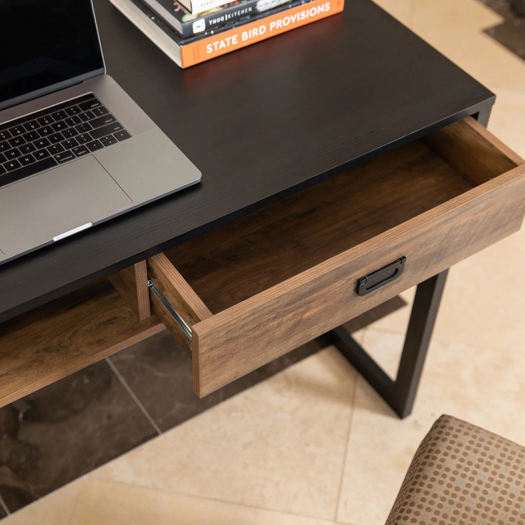 Contemporary Studio Workstation Desk with Drawer N3349