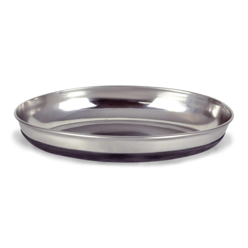 Oval Cat Dish with Rubber Bonded Bottom W37458