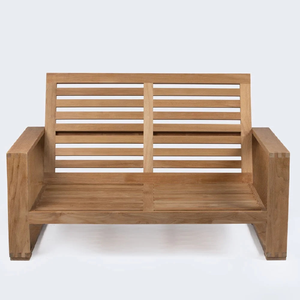 Grade A Teak 60in Patio Bench, Seats 2, Weather Resistant P6721
