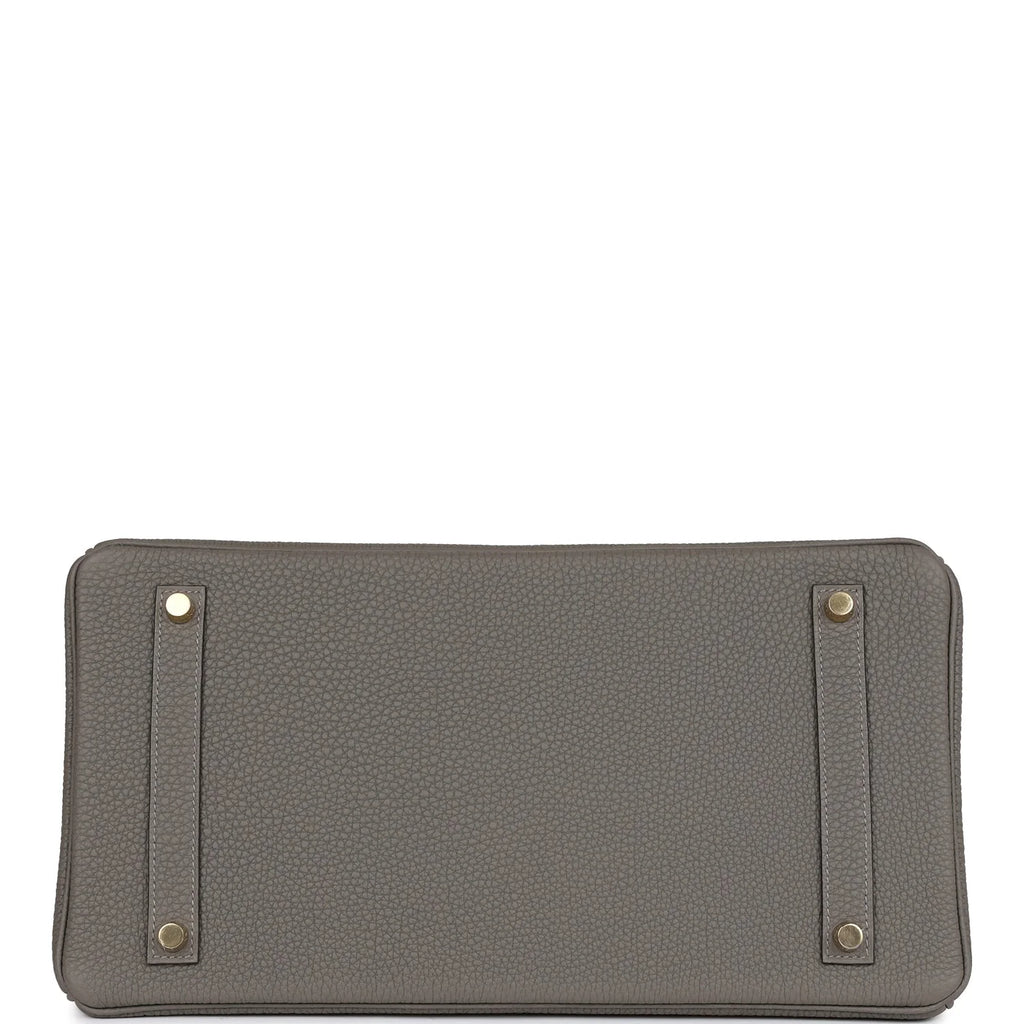 Togo Leather Handbag Q8932