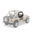 Black Upper Fabric Door Skins Replacement Y4382