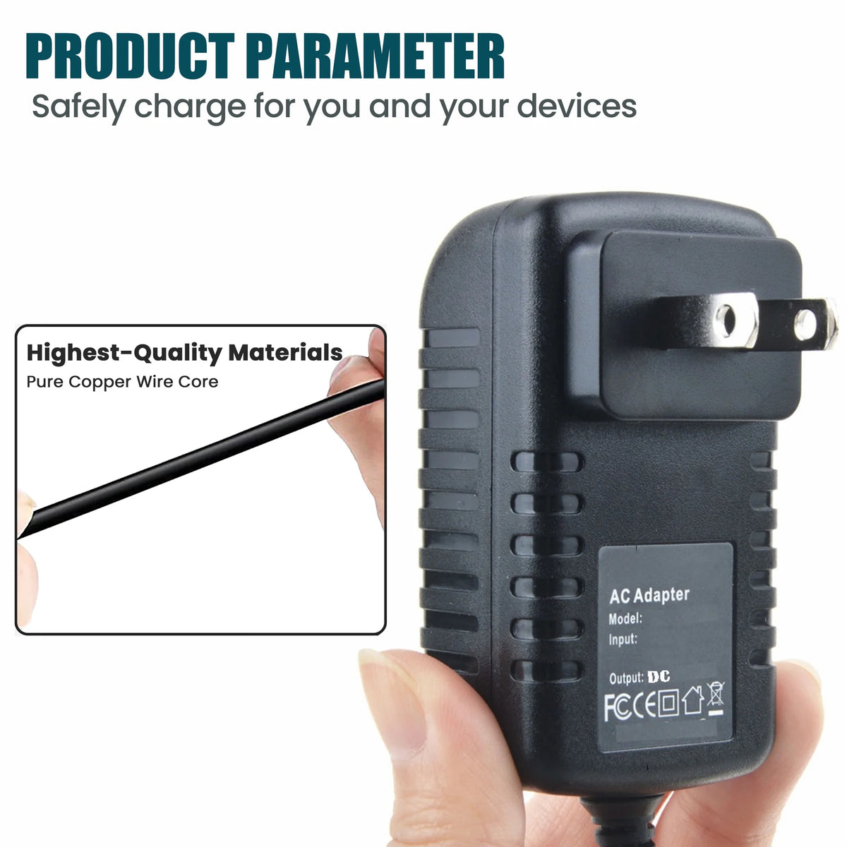 Compatible AC / DC Adapter Power Supply Cord Cable PS Charger H131