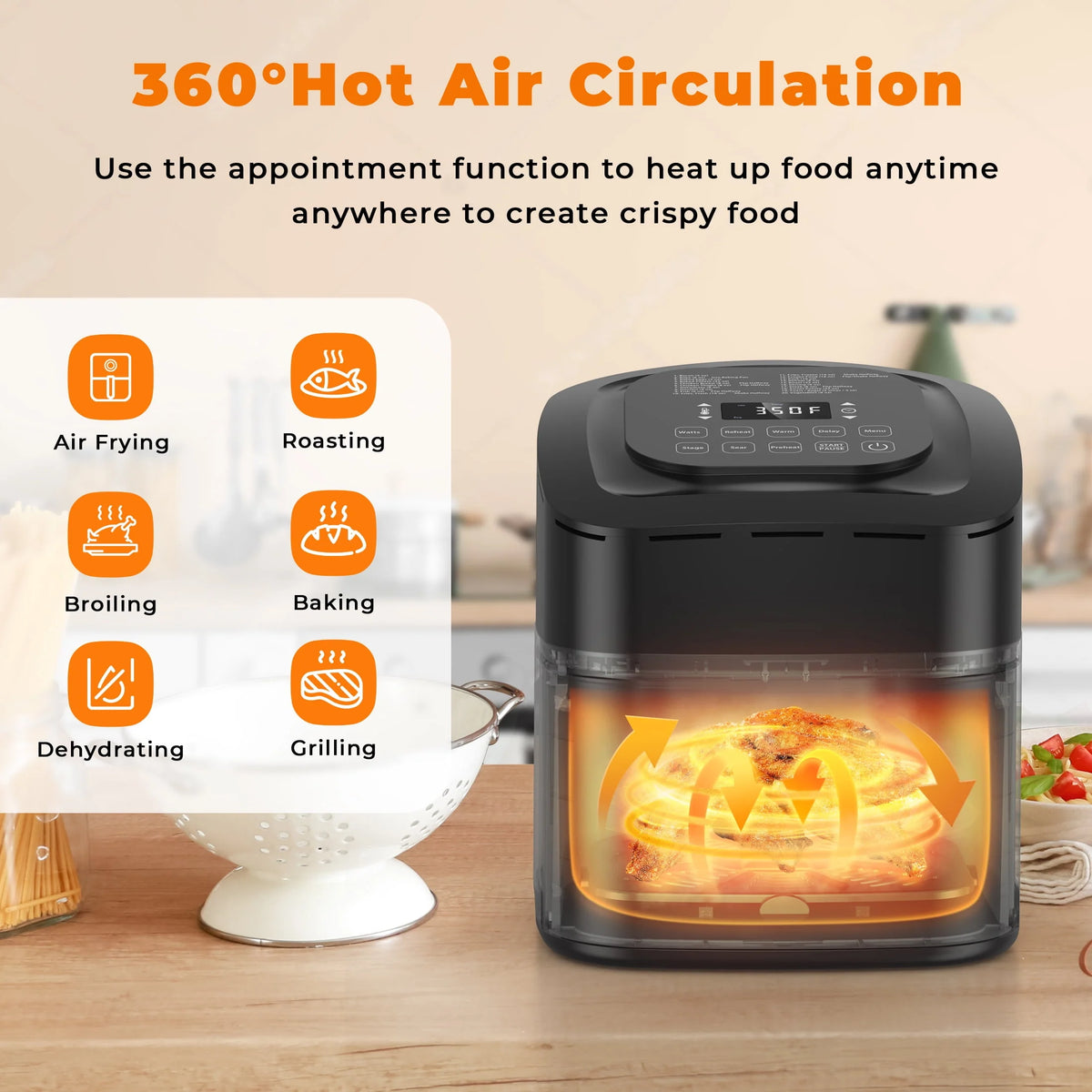 8 Quart Air Fryer Y664