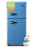 Blue 3.5 Cu.ft Mini Fridge with Freezer P8649