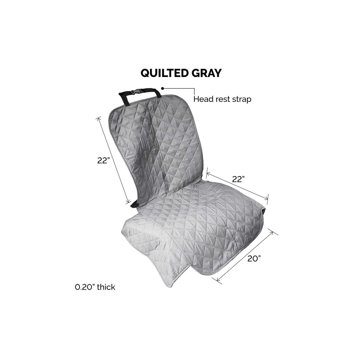 Pet Car Barrier & Seat Protector with Carry Bag P472806