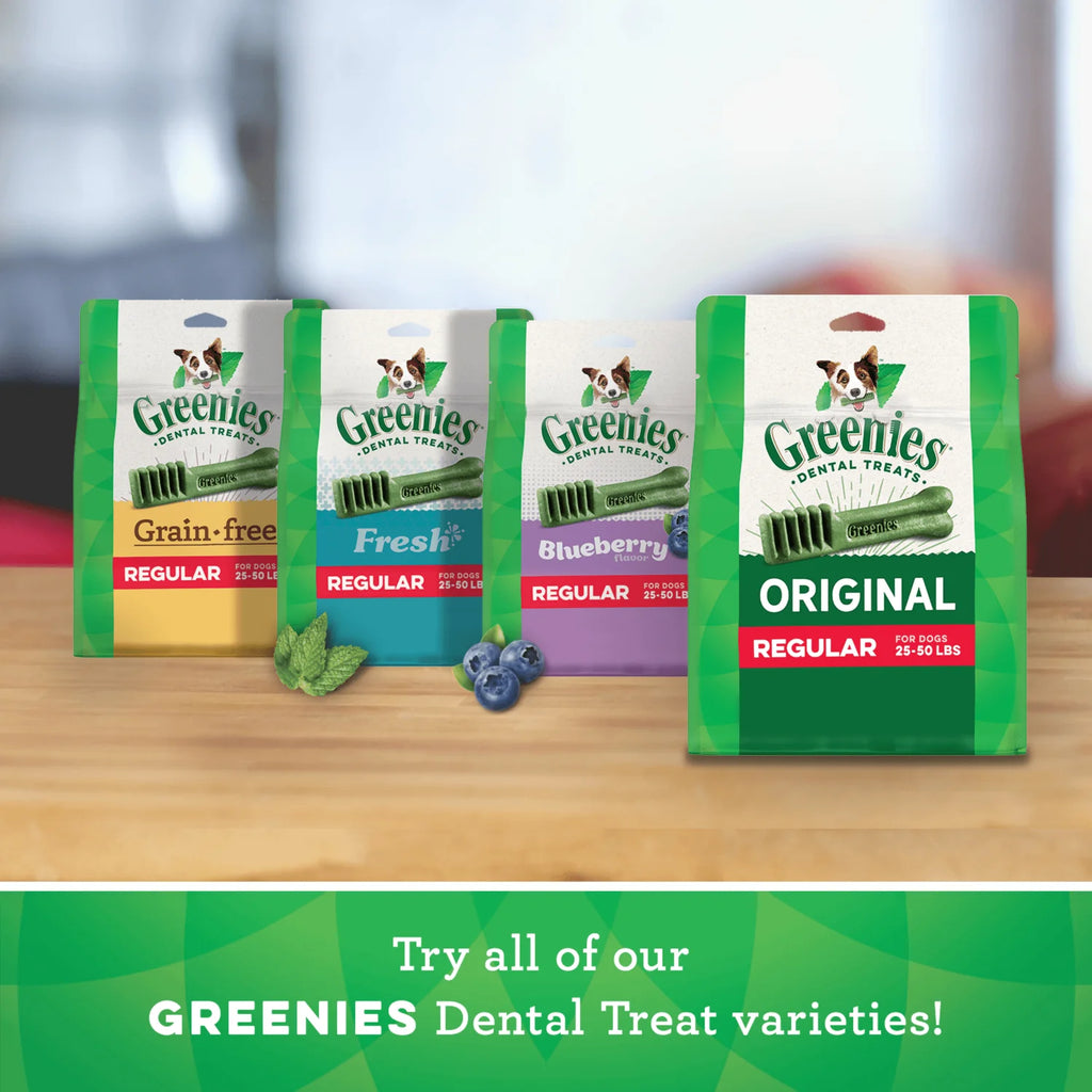 Original Flavor Dental Treats for Dogs 18 oz 4 Pack E3863