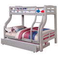 Gray Wood Twin over Full Bunk Bed Z2600