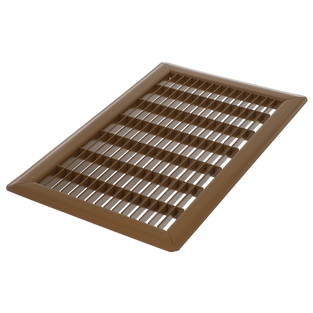 6in x 24in Brown Heavy Gauge Steel Floor Grille L7681