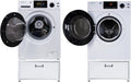 Laundry Set Washer and Vented Dryer with Pedestals U79492