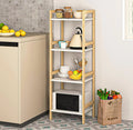 4 Tier Bamboo Storage Shelf Bookshelf N411