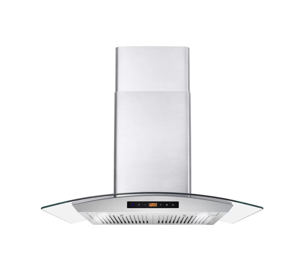 2 Piece Kitchen Appliance Package with Gas Range and Wall Mount Range Hood R678