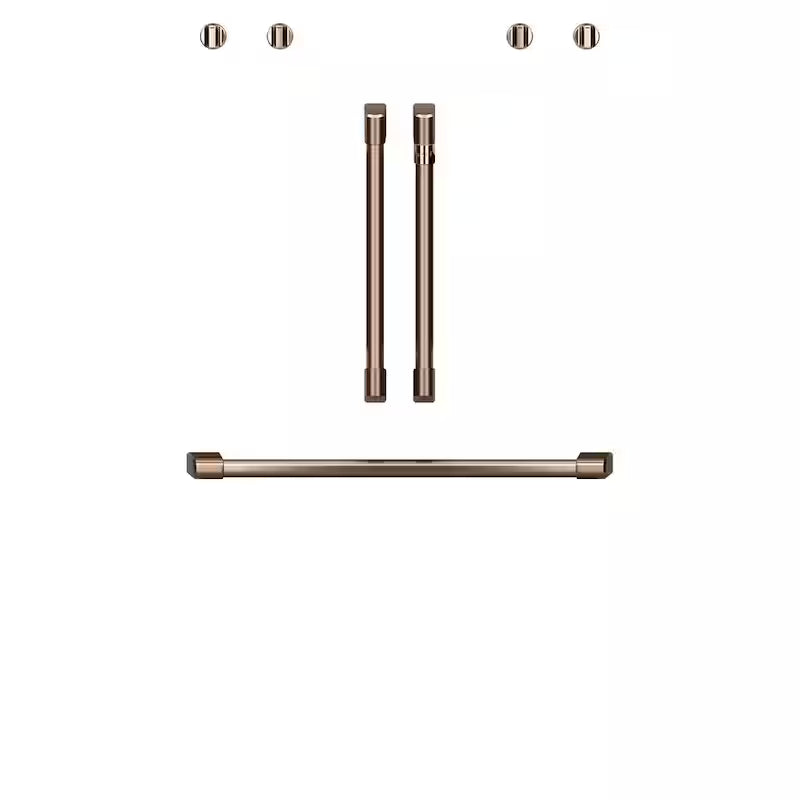 Brushed Copper Wall Oven Handle and Knob Kit A79386