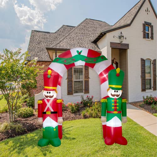 9FT Christmas Inflatable Arch with Lights Z7235