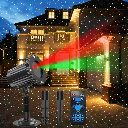 Waterproof Christmas Laser Lights Outdoor with Remote F69906