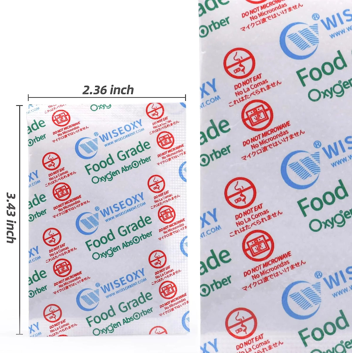 500CC 100 Packs Food Grade Oxygen Absorbers B9426
