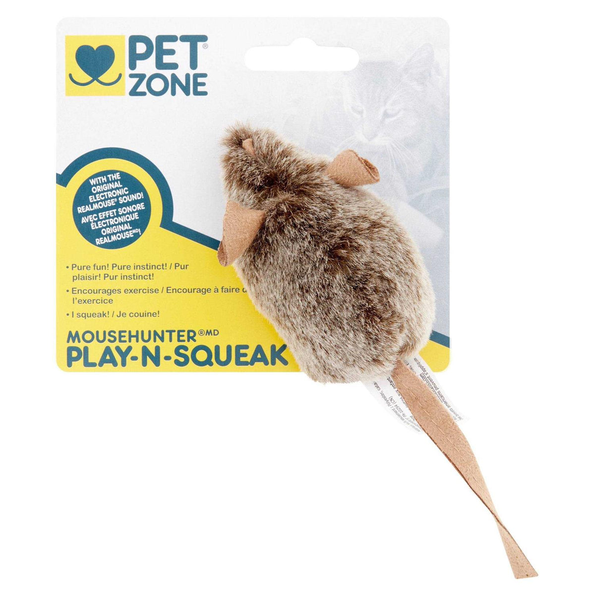 Play-N-Squeak Mouse Hunter Cat Toy Z976