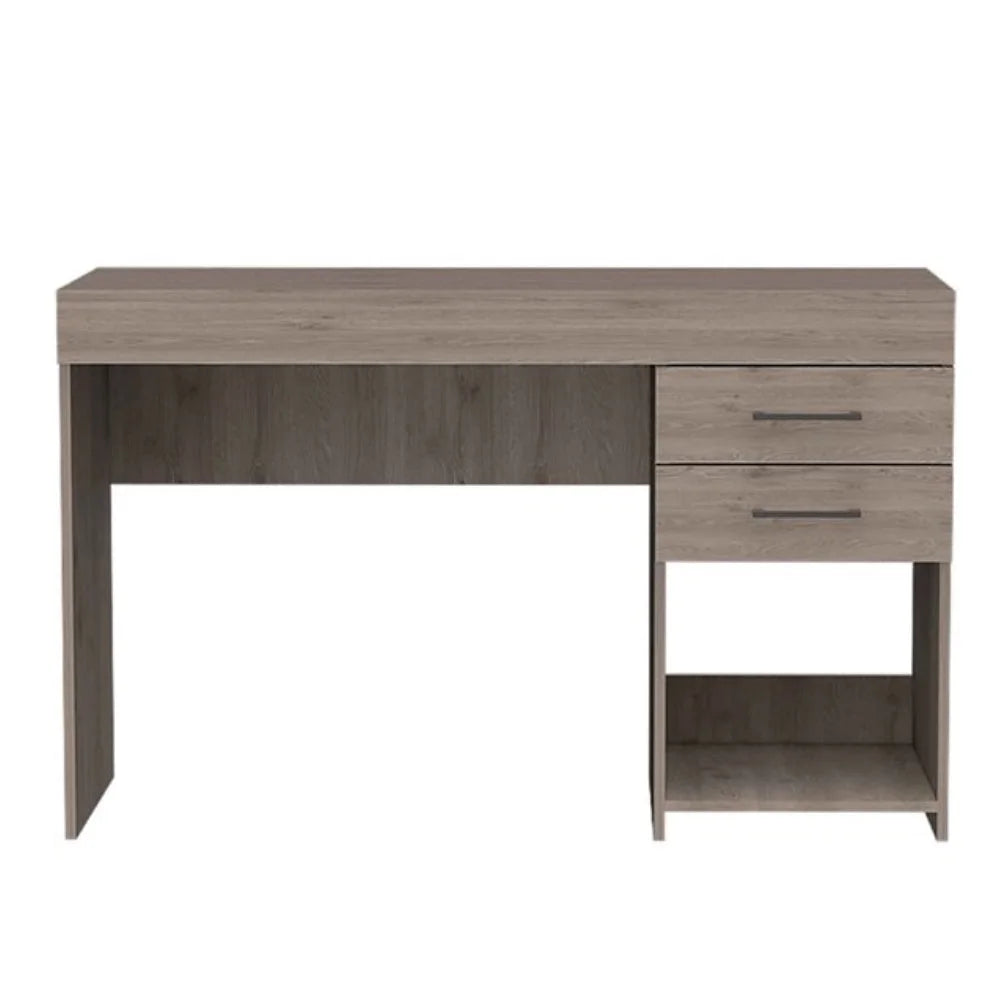 Grey 2 Drawer Desk F196