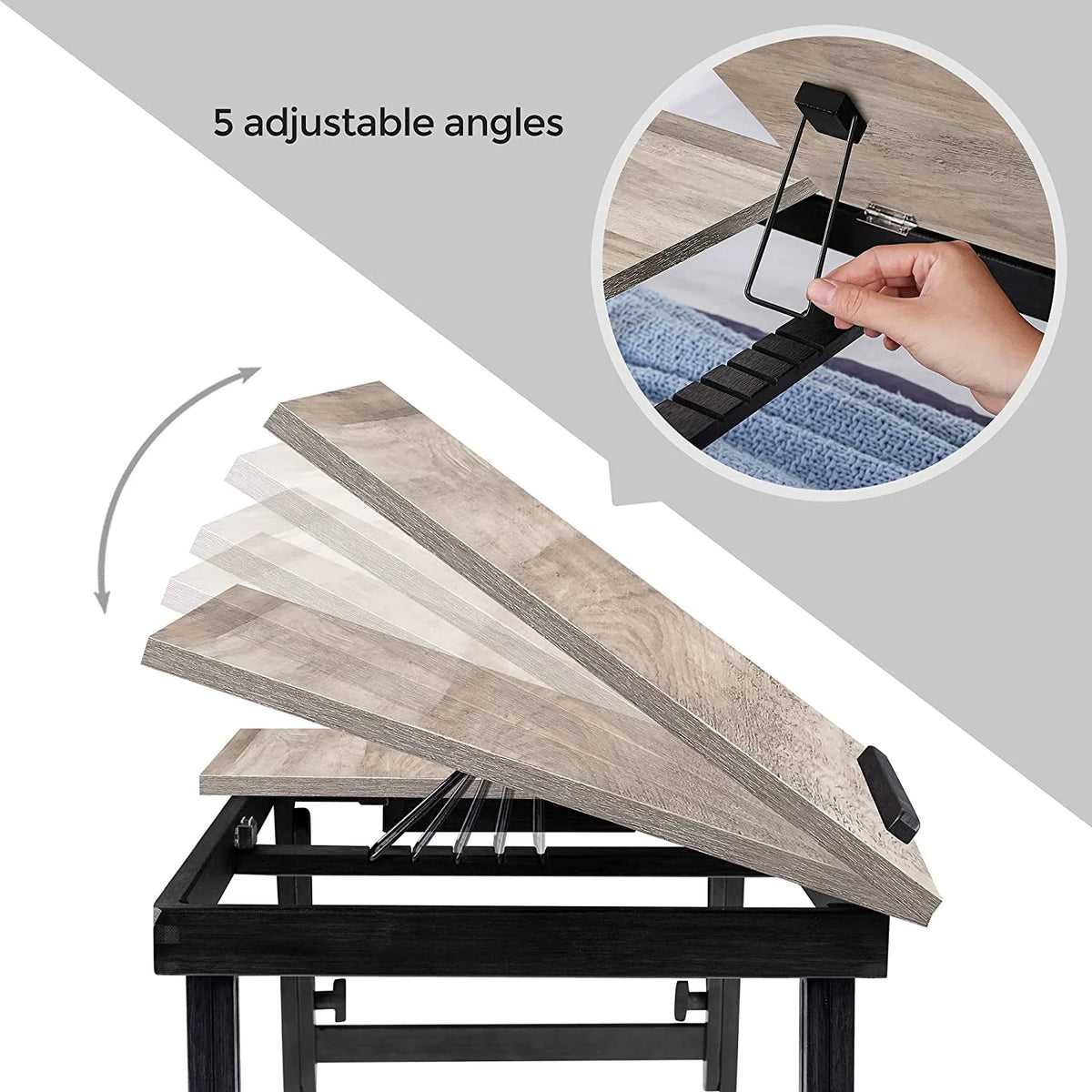 Adjustable Tilting Top Laptop Desk S49646