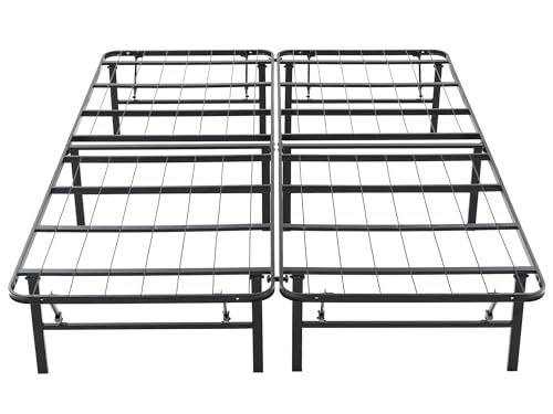Folding Metal Bed Frame, 14 Inch Full H2759